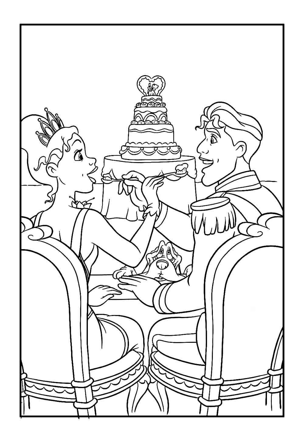 Die Prinzessin und der Frosch Ausmalbilder 697