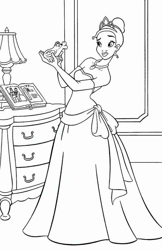 Die Prinzessin und der Frosch Ausmalbilder 759