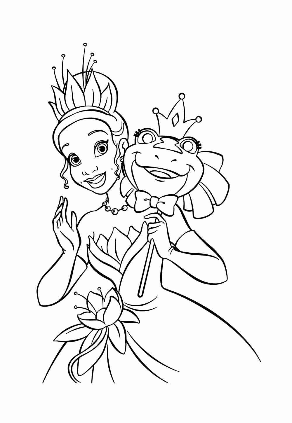 Die Prinzessin und der Frosch Ausmalbilder 993