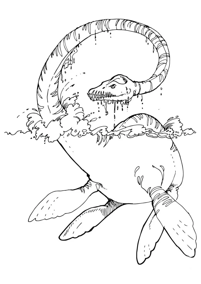 Dinosaurier Ausmalbilder 327