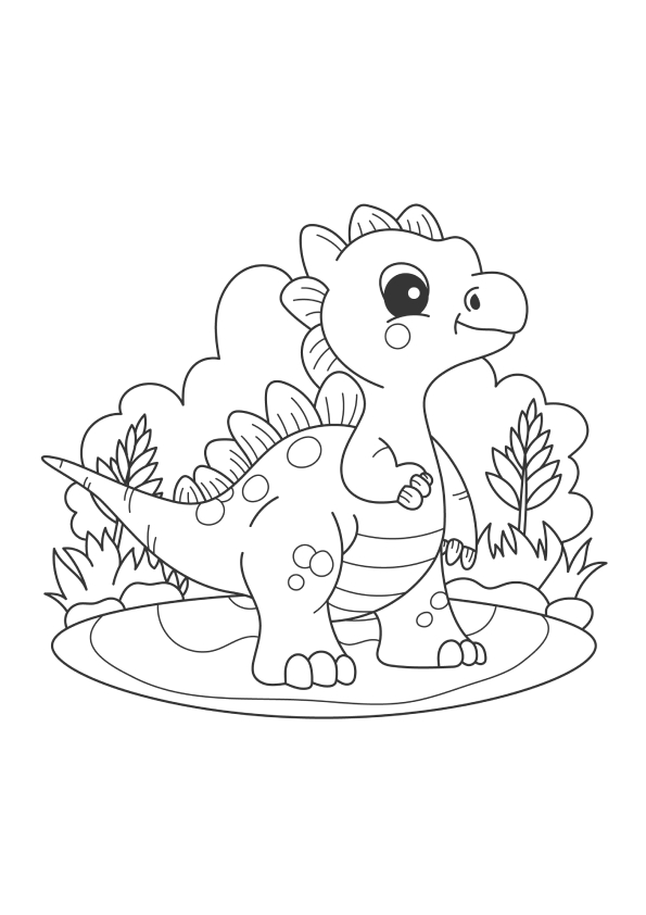 Dinosaurier Ausmalbilder 365