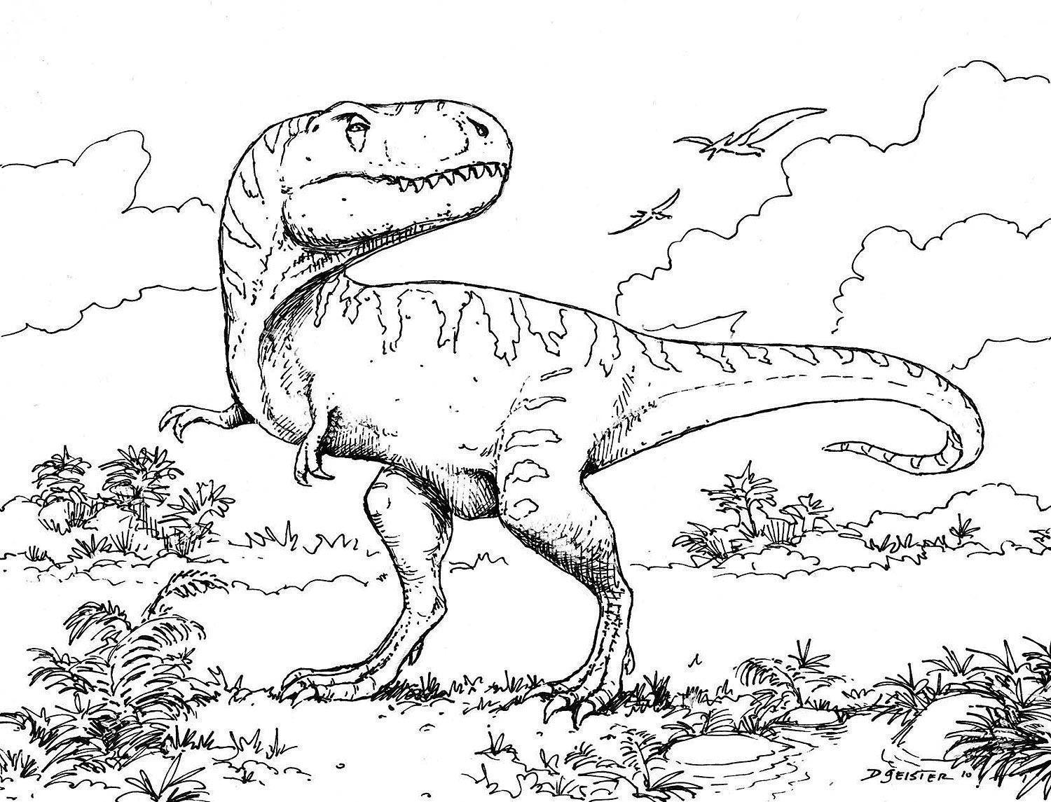 Dinosaurier Ausmalbilder 866