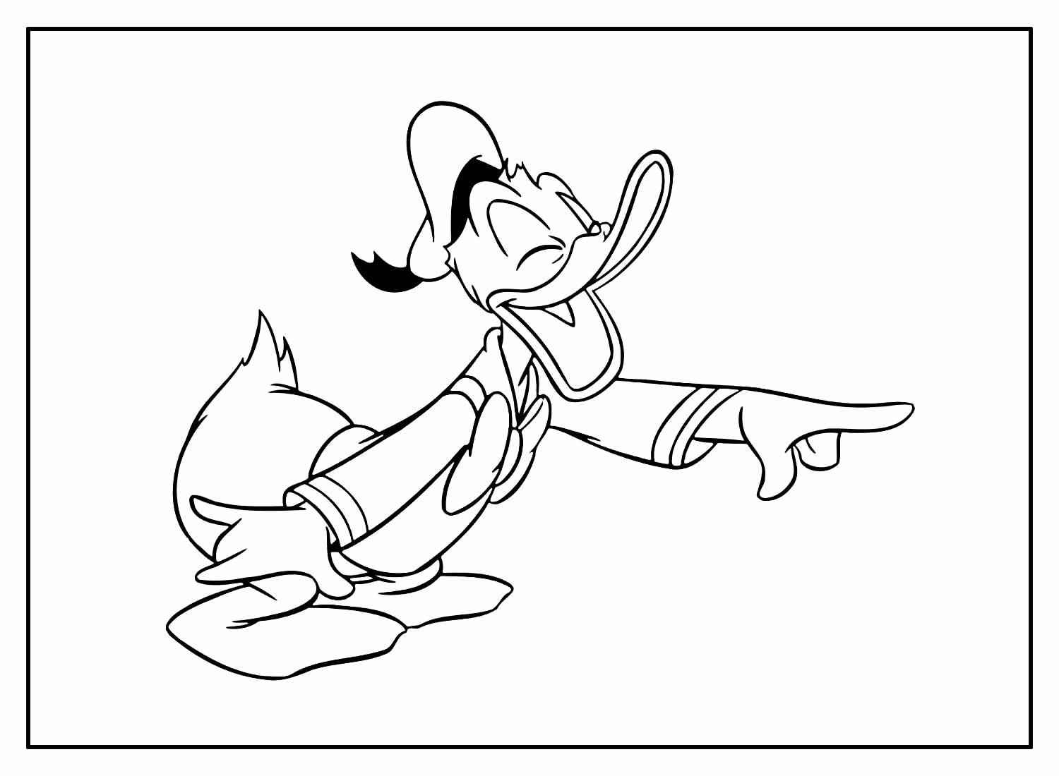 Donald Duck Ausmalbilder 089