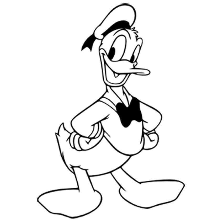 Donald Duck Ausmalbilder 206