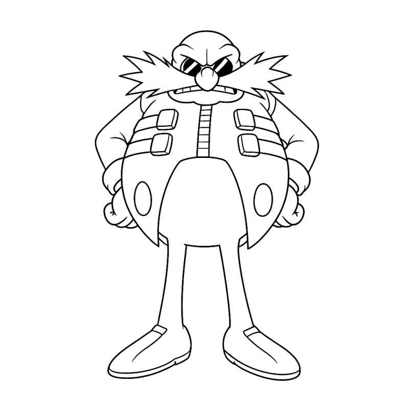 Dr Ivo Robotnik Ausmalbilder 015