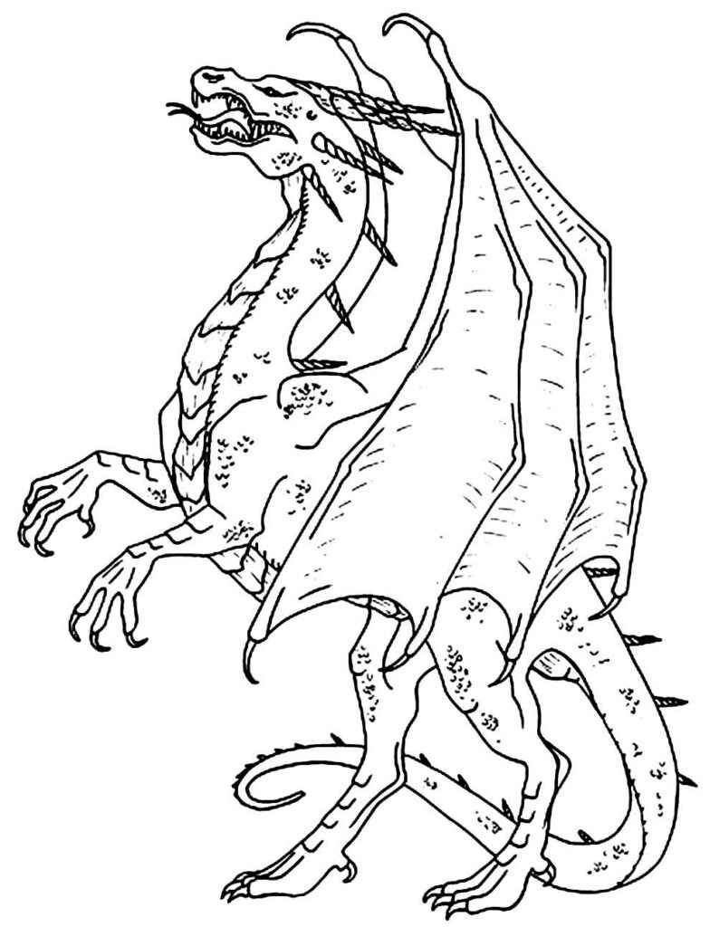 Drache Ausmalbilder 020