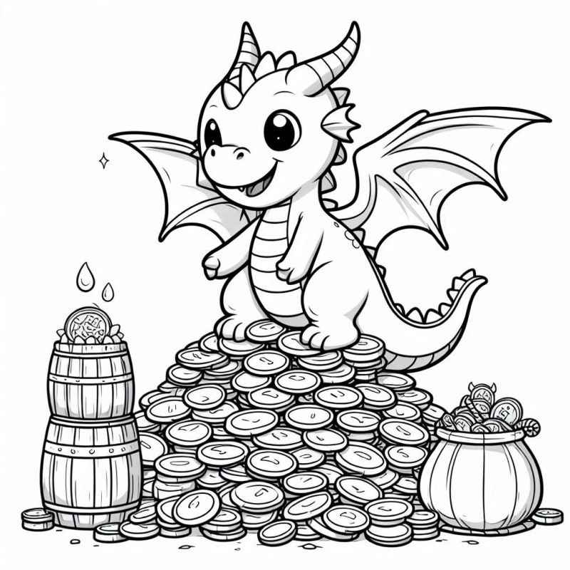 Drache Ausmalbilder 049