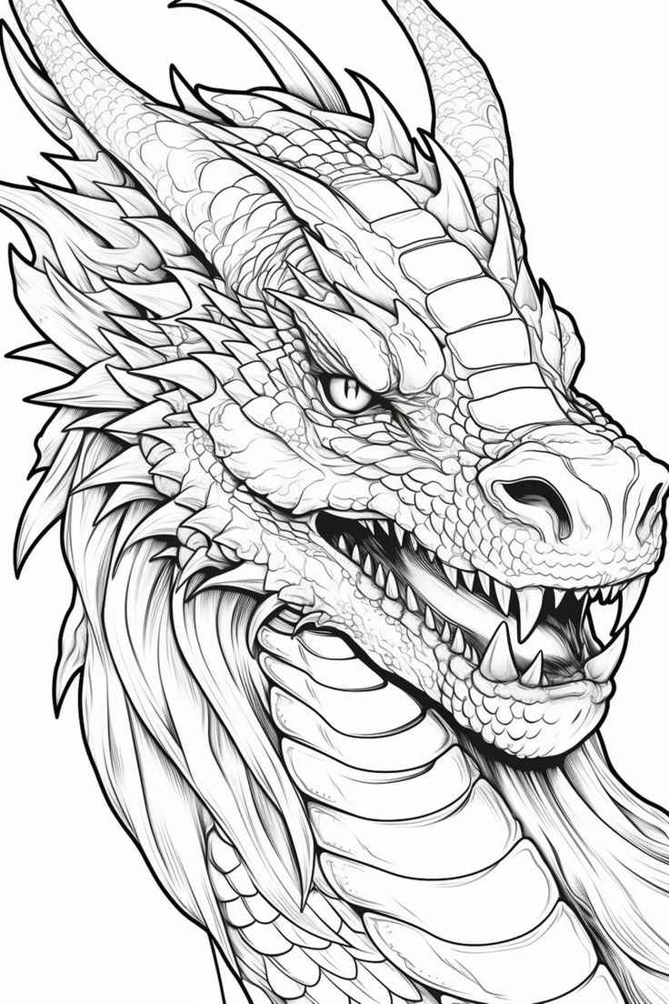 Drache Ausmalbilder 059
