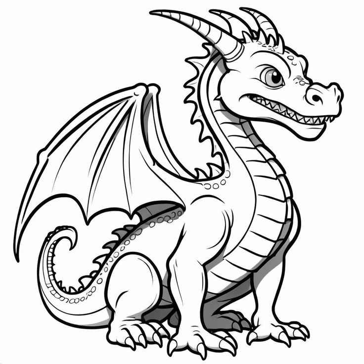 Drache Ausmalbilder 155