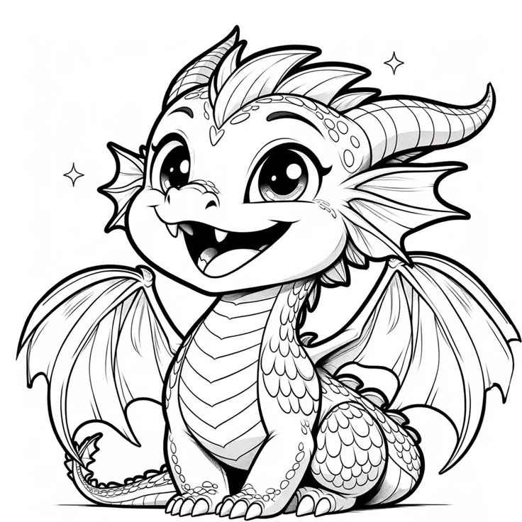 Drache Ausmalbilder 164