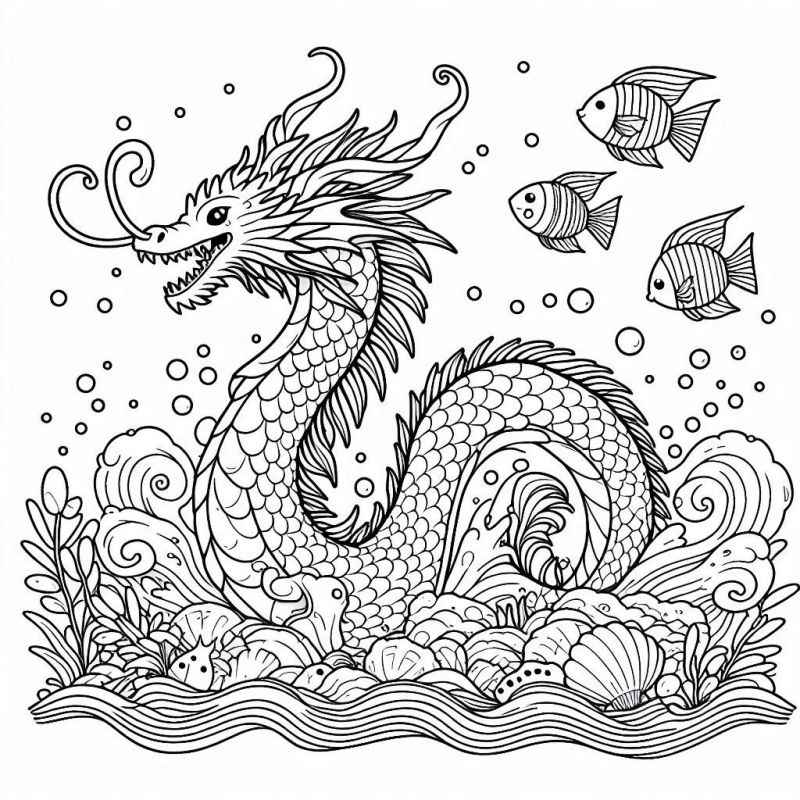 Drache Ausmalbilder 223