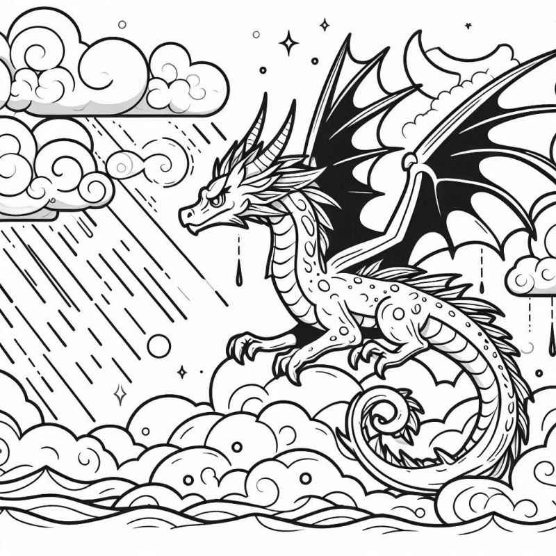 Drache Ausmalbilder 281