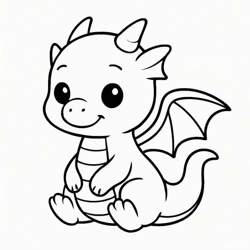 Drache Ausmalbilder 333