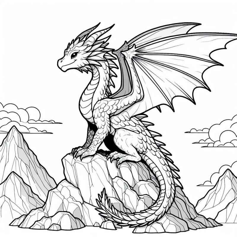 Drache Ausmalbilder 535
