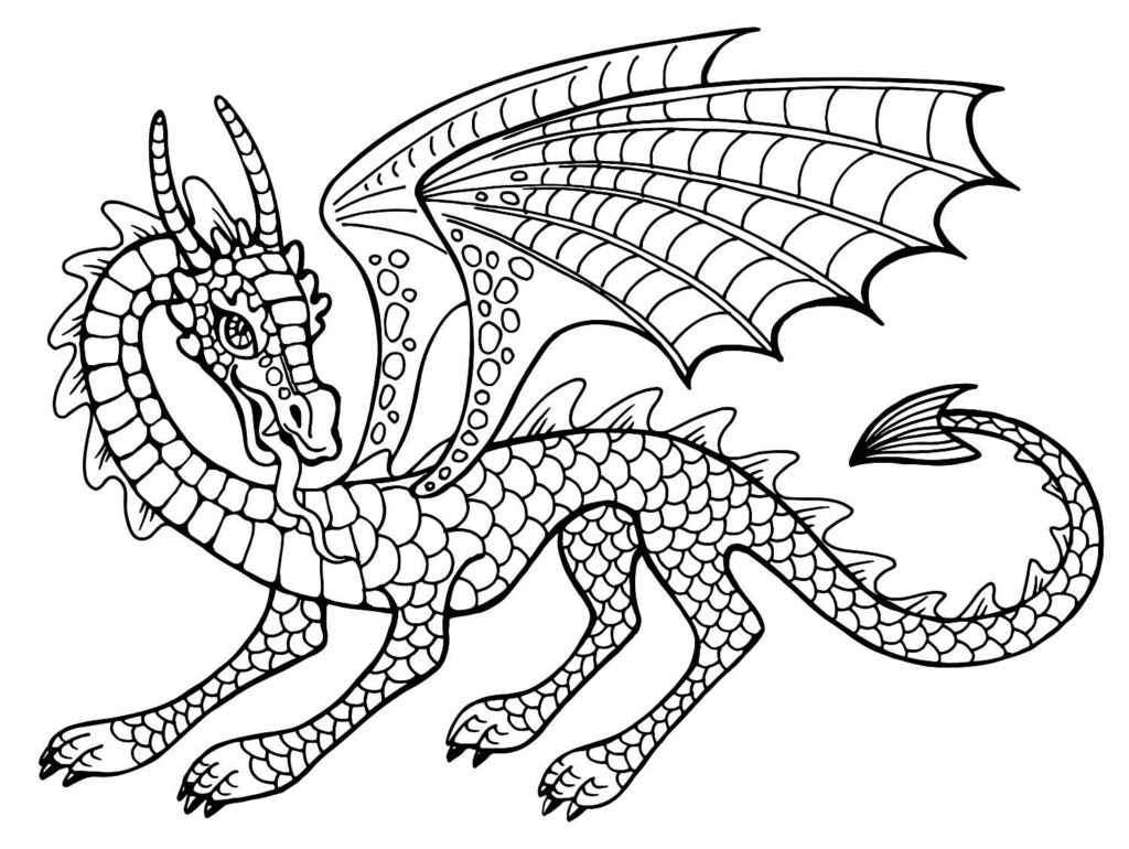 Drache Ausmalbilder 540