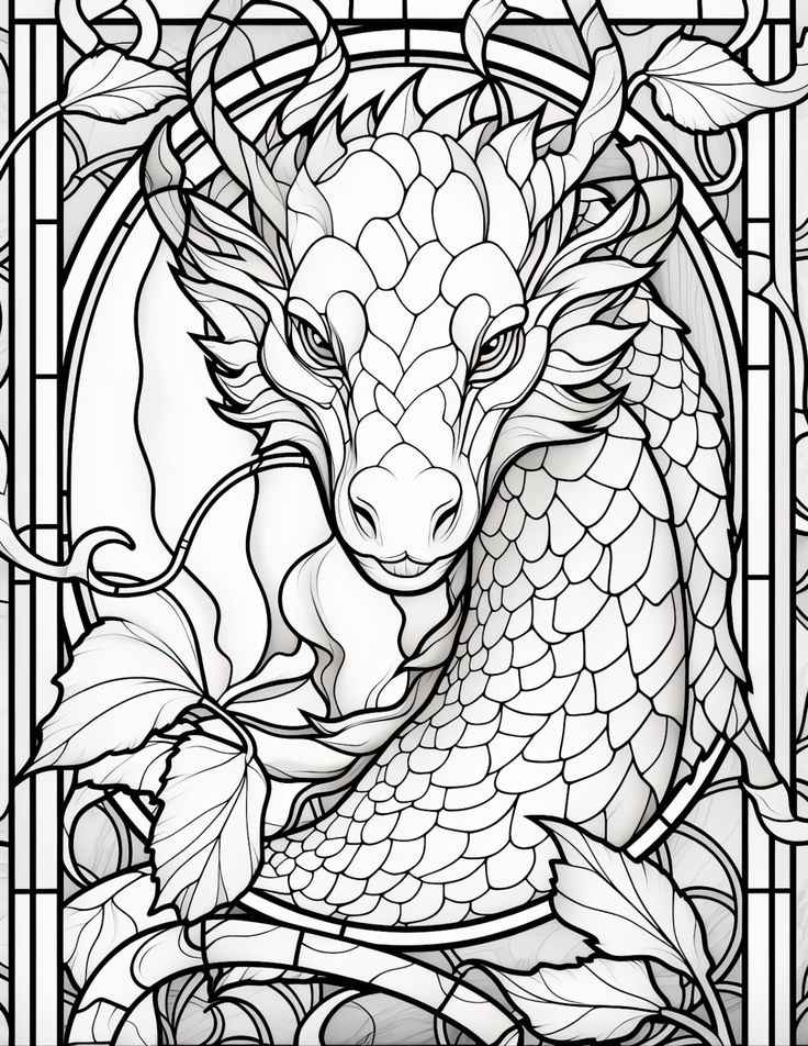 Drache Ausmalbilder 574