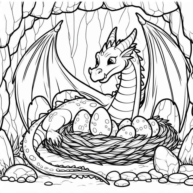 Drache Ausmalbilder 645