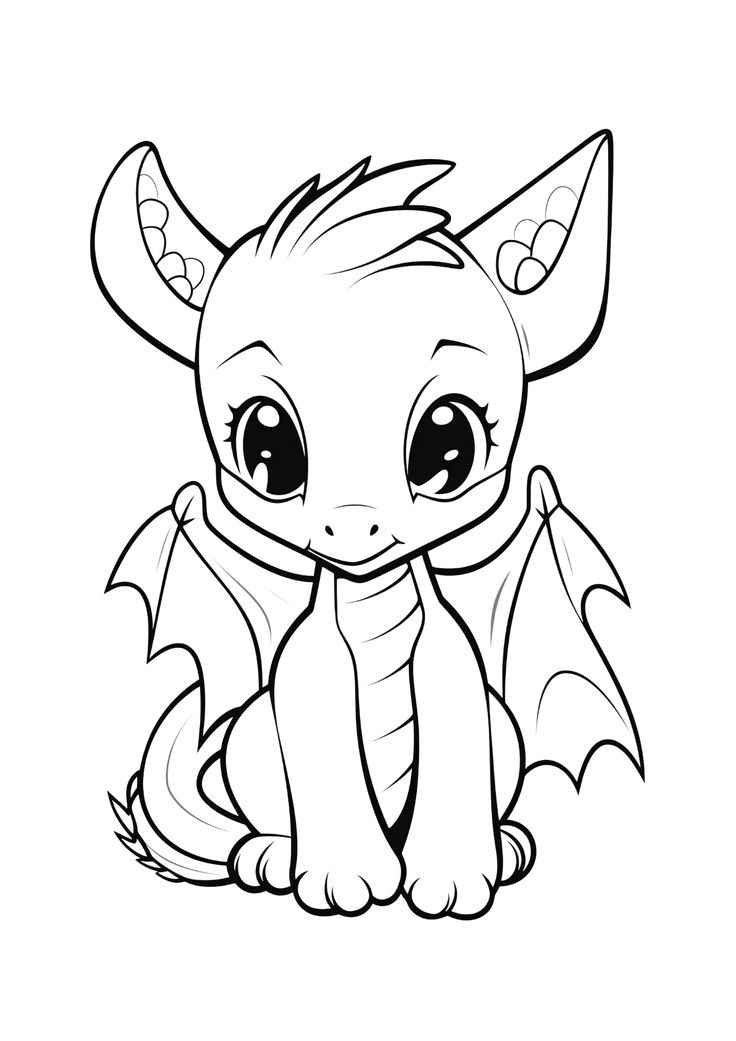 Drache Ausmalbilder 733