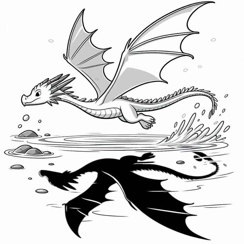 Drache Ausmalbilder 737