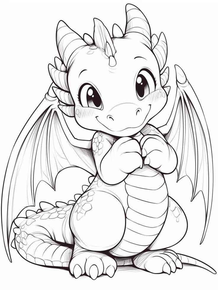 Drache Ausmalbilder 777