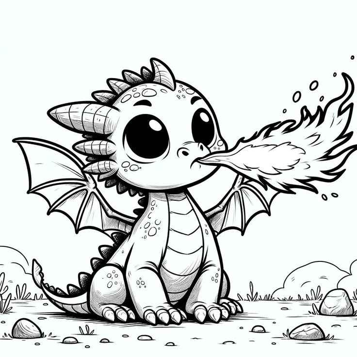 Drache Ausmalbilder 848