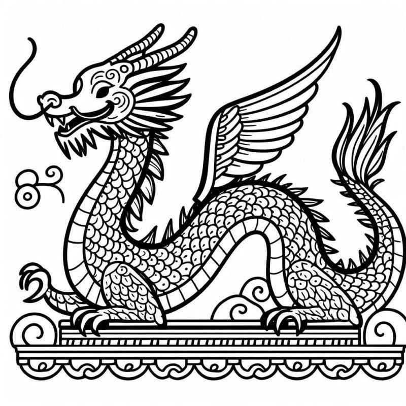 Drache Ausmalbilder 961