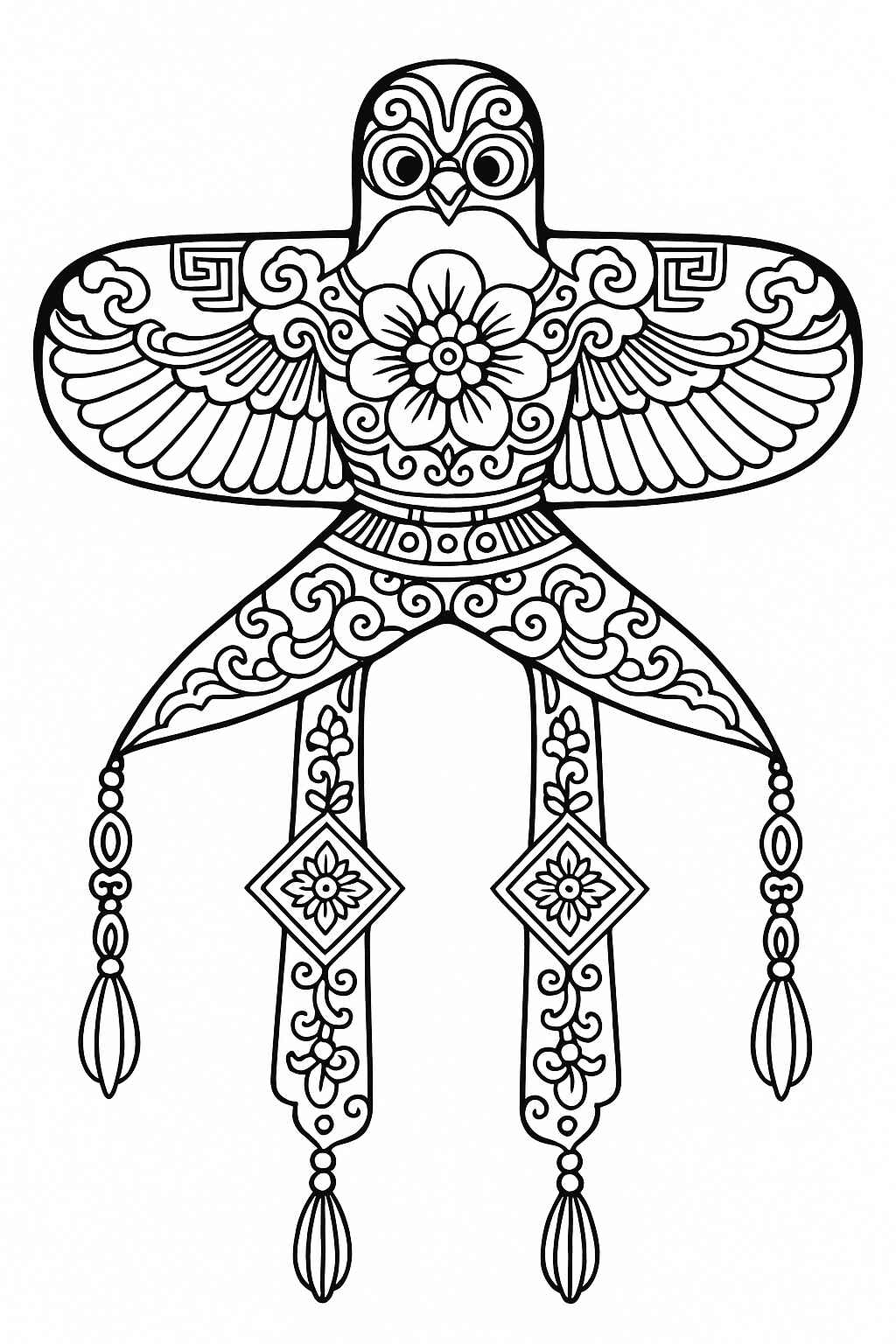 Drachen Ausmalbilder 004