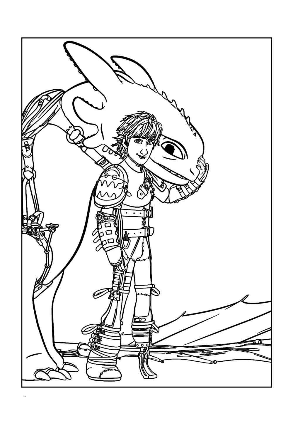 Drachenzähmen leicht gemacht Ausmalbilder 135