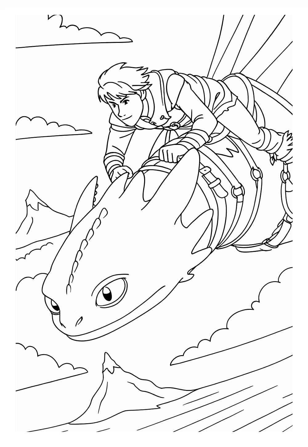 Drachenzähmen leicht gemacht Ausmalbilder 169