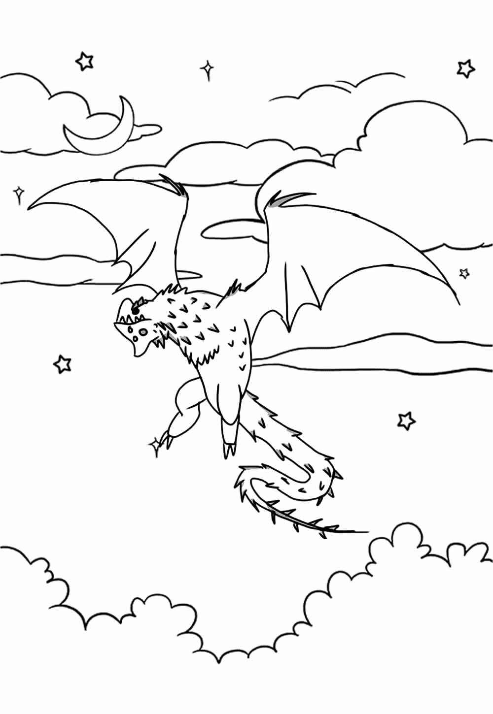 Drachenzähmen leicht gemacht Ausmalbilder 236