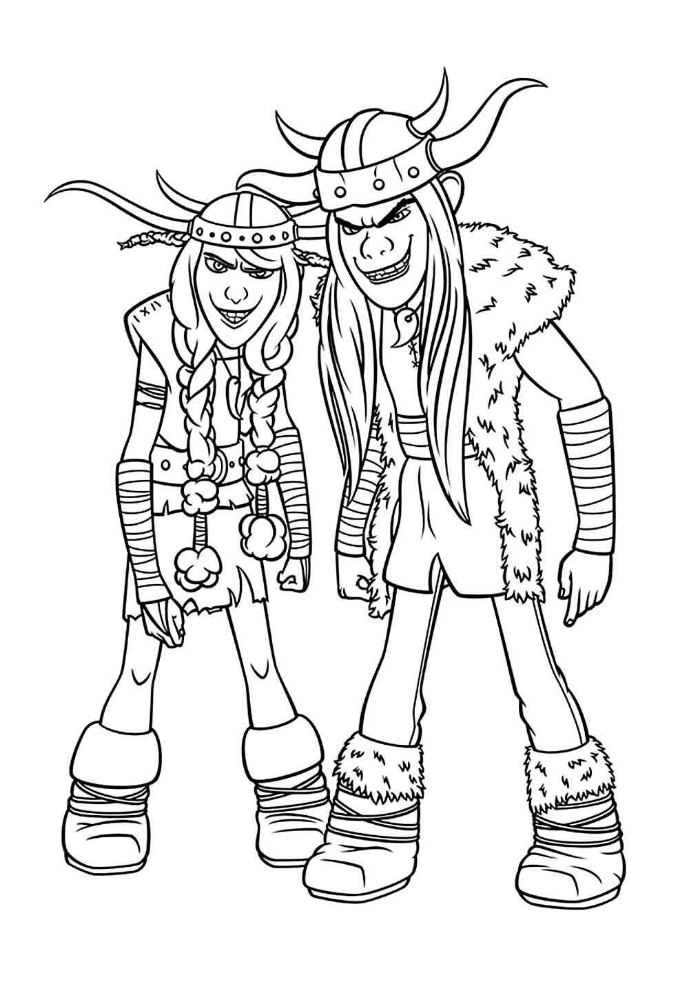 Drachenzähmen leicht gemacht Ausmalbilder 376