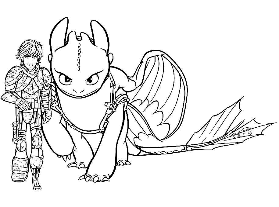 Drachenzähmen leicht gemacht Ausmalbilder 569