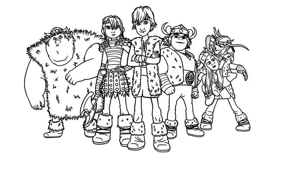 Drachenzähmen leicht gemacht Ausmalbilder 648