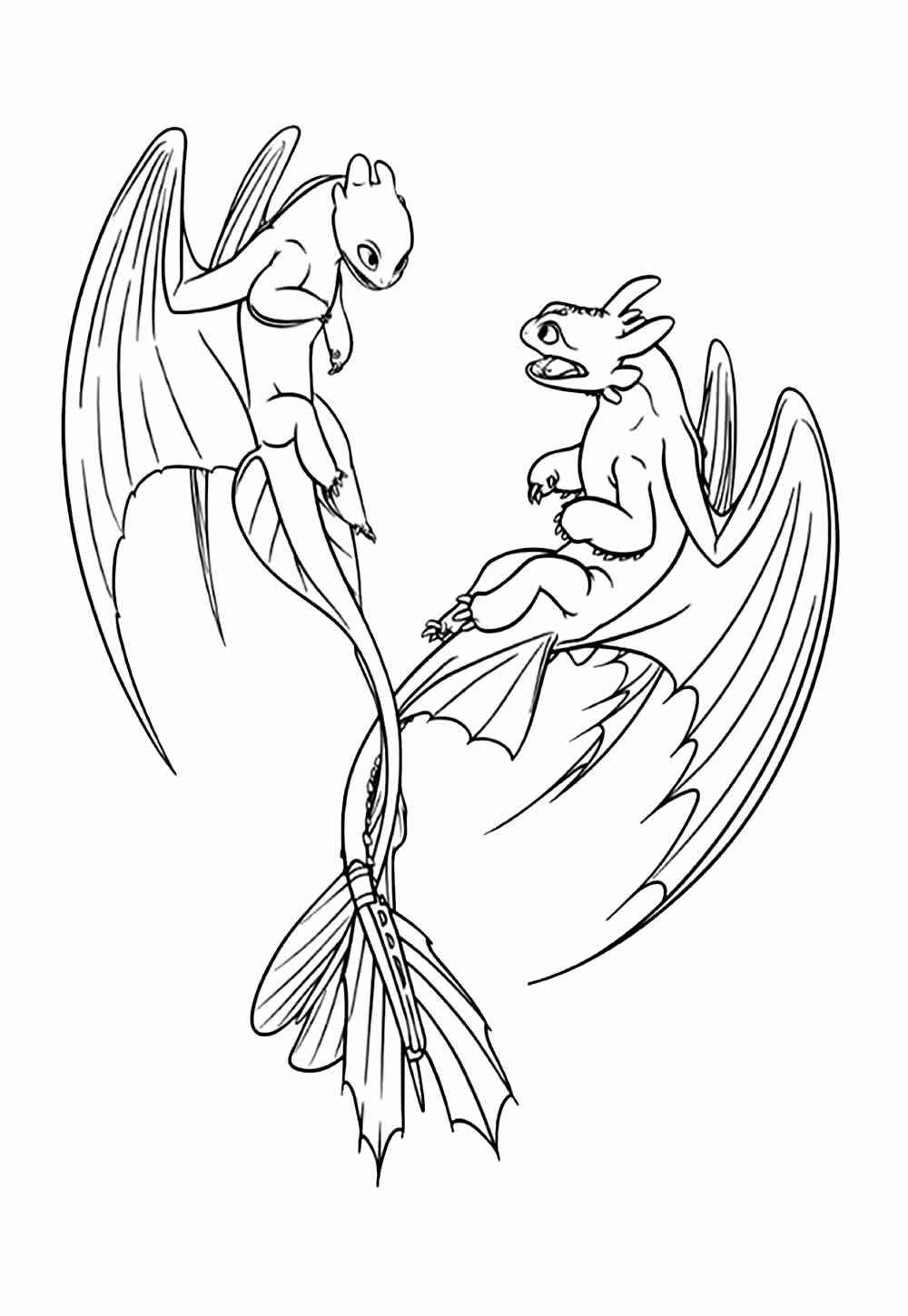 Drachenzähmen leicht gemacht Ausmalbilder 725