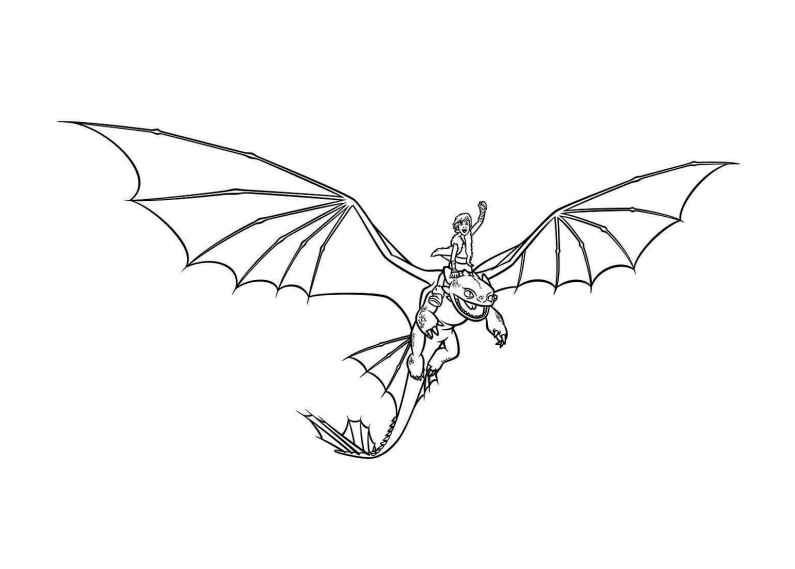 Drachenzähmen leicht gemacht Ausmalbilder 747