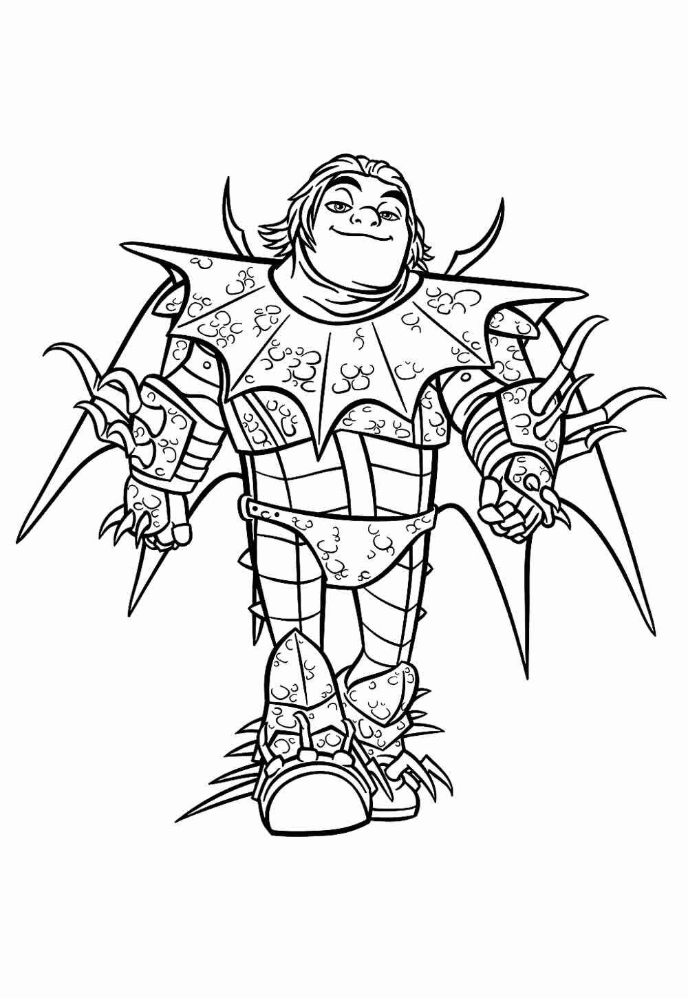 Drachenzähmen leicht gemacht Ausmalbilder 808