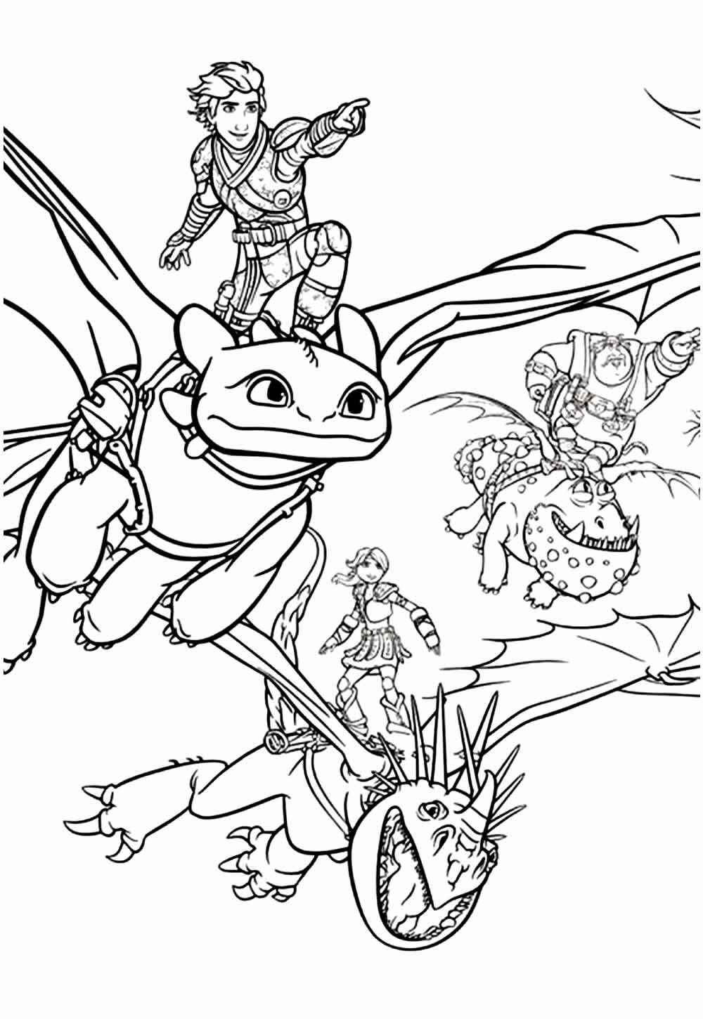 Drachenzähmen leicht gemacht Ausmalbilder 933