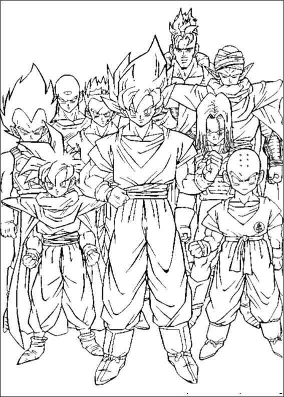 Dragon Ball Z Ausmalbilder 672