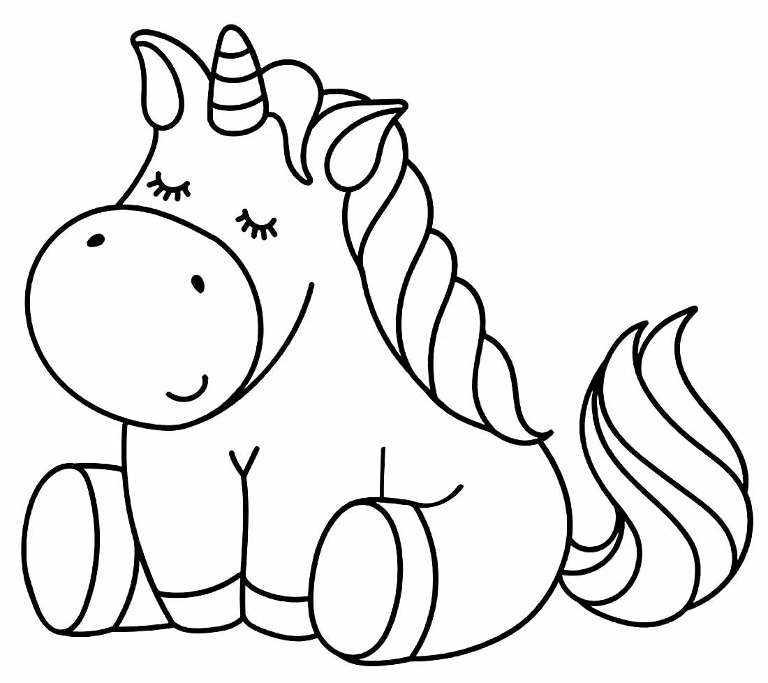 Einhorn Ausmalbilder 130