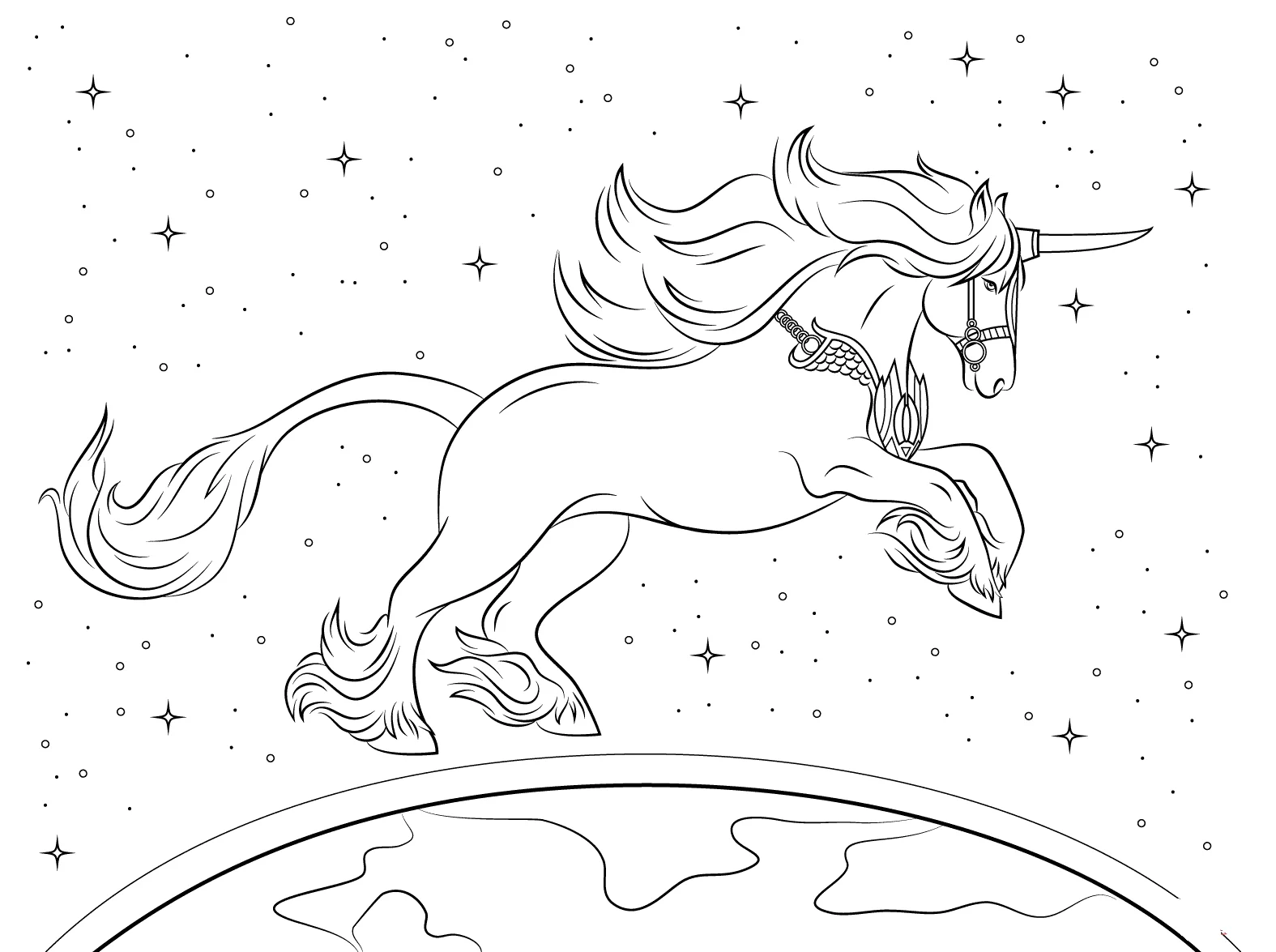 Einhorn Ausmalbilder 411