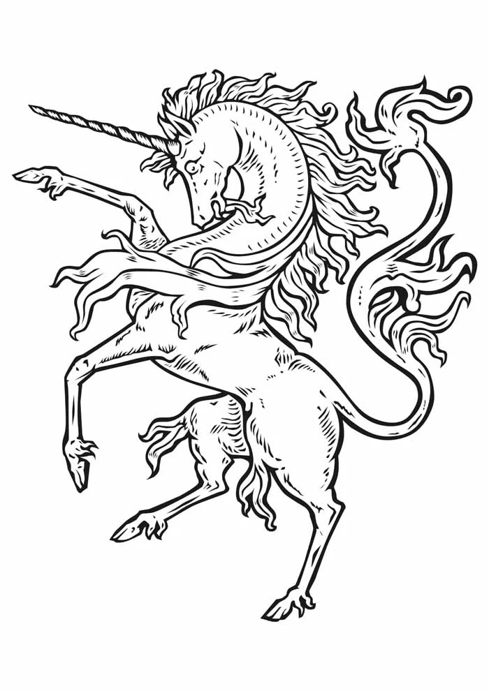 Einhorn Ausmalbilder 417