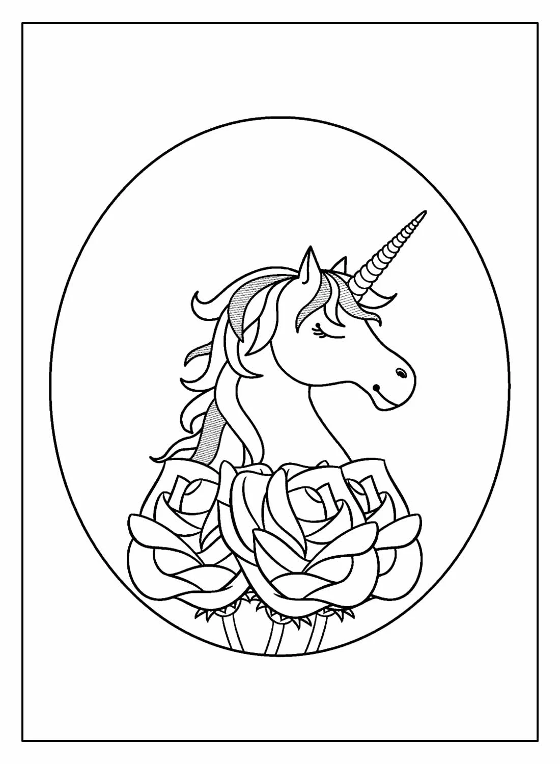 Einhorn Ausmalbilder 576