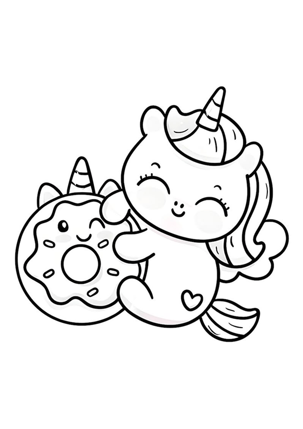 Einhorn Ausmalbilder 594