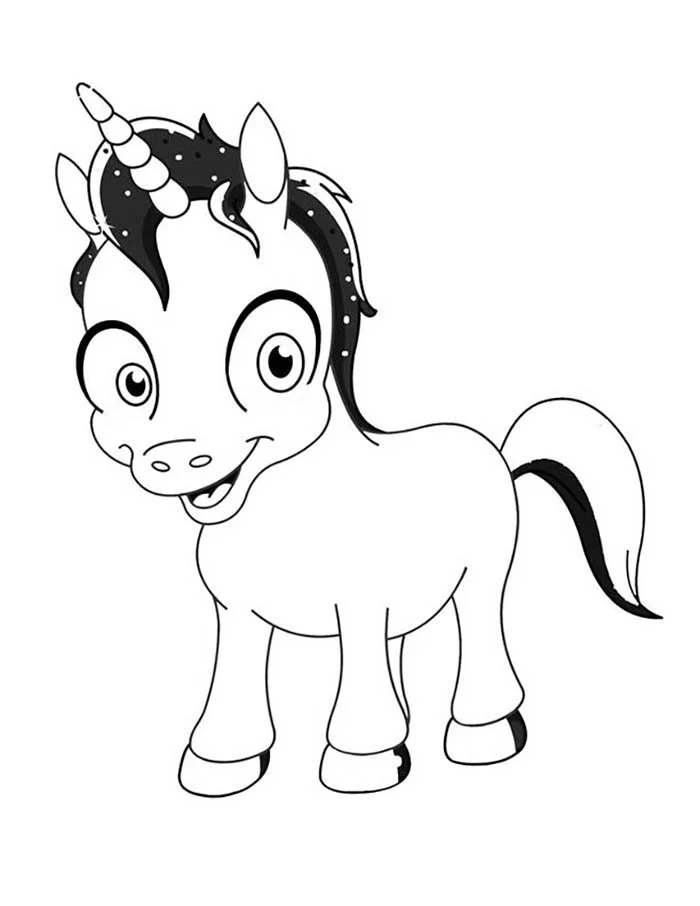 Einhorn Ausmalbilder 613