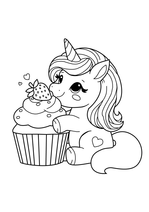 Einhorn Ausmalbilder 654