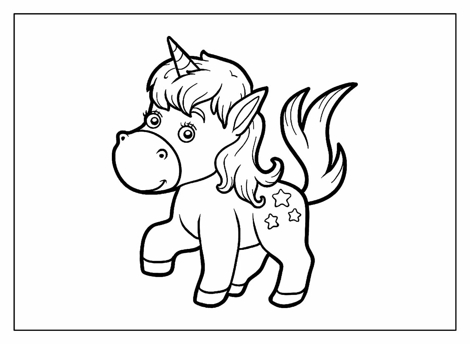 Einhorn Ausmalbilder 841