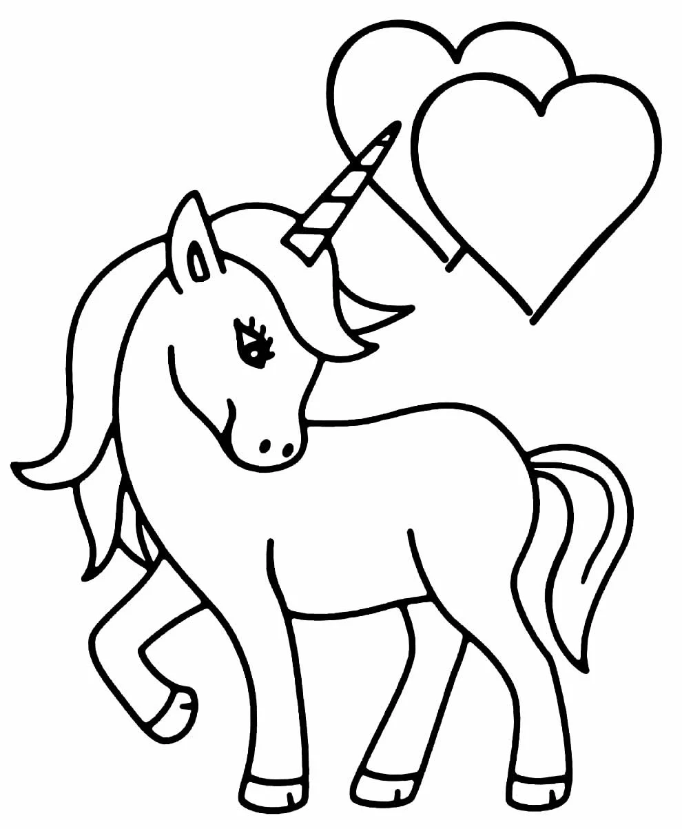 Einhorn Ausmalbilder 940