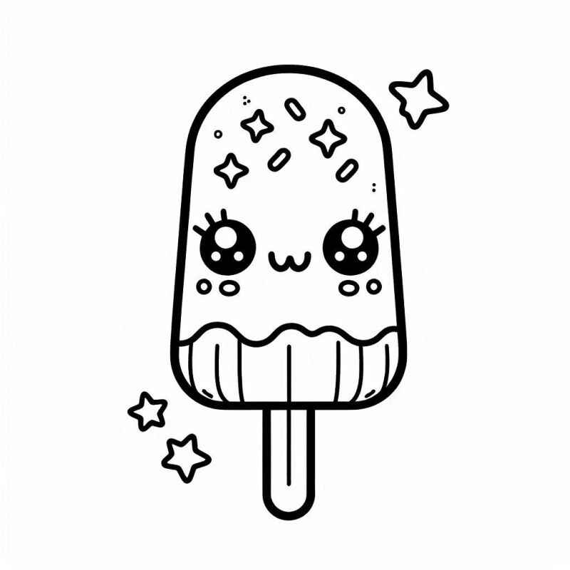 Eis am Stiel Ausmalbilder 820