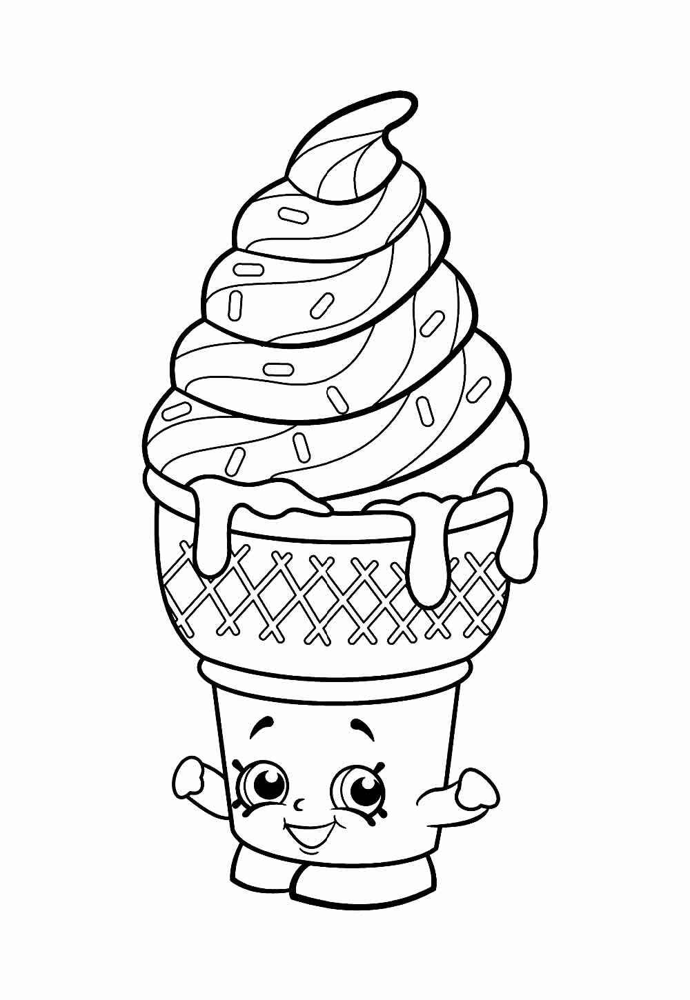 Eiscreme Ausmalbilder 166