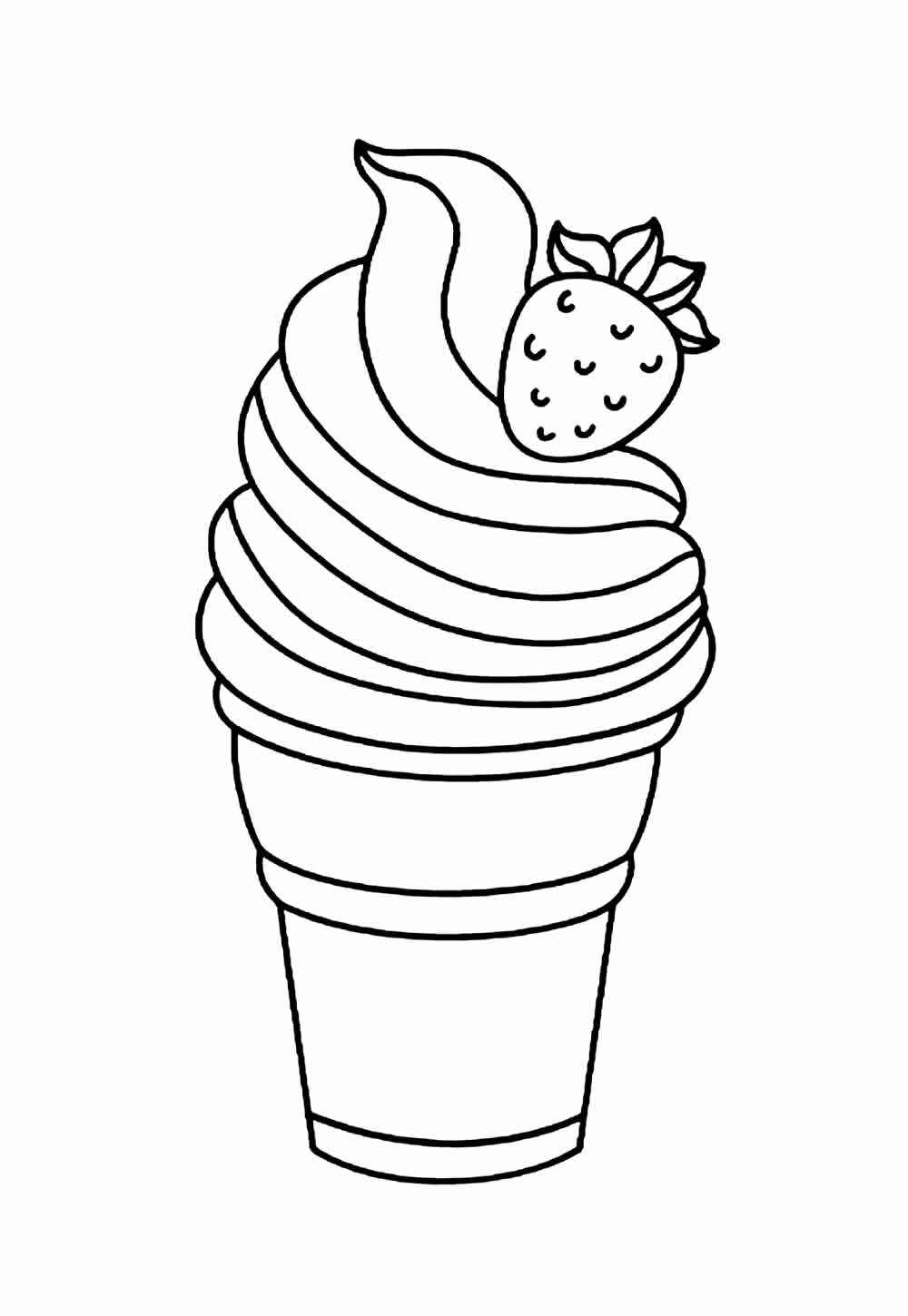 Eiscreme Ausmalbilder 200